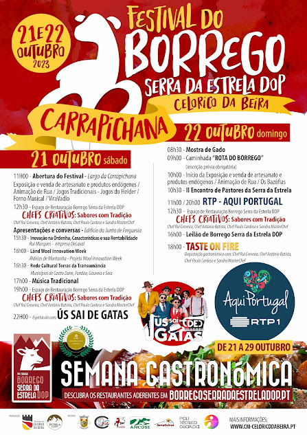 Celorico da Beira | XV Festival do Borrego Serra Estrela DOP| Programa