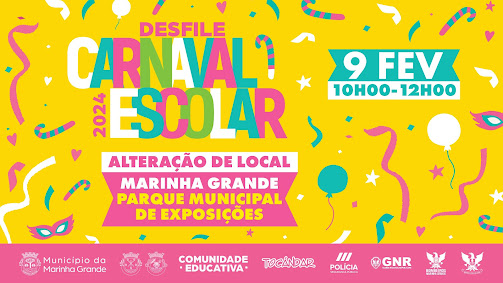Marinha Grande | CARNAVAL DAS ESCOLAS NO PARQUE MUNICIPAL DE EXPOSIÇÕES
