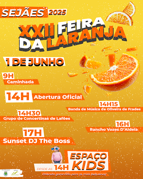 Oliveira de Frades | XXII Feira da Laranja | 1 JUN