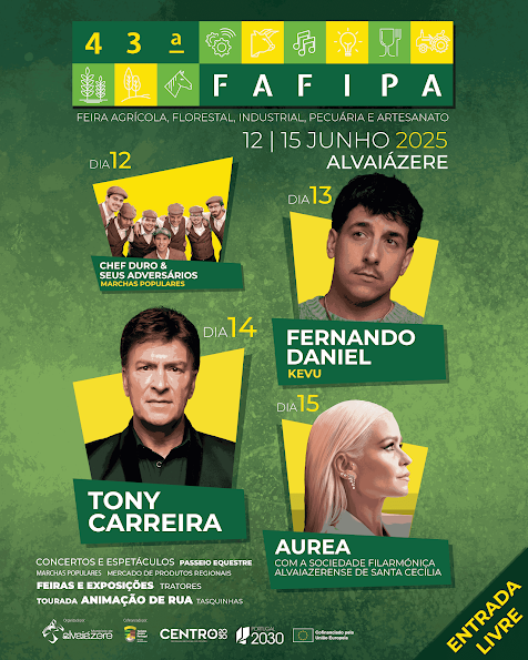 Alvaiázere | A FAFIPA – FEIRA AGRÍCOLA, FLORESTAL, INDUSTRIAL, PECUÁRIA E ARTESANATO REGRESSA A ALVAIÁZERE DE 12 A 15 DE JUNHO