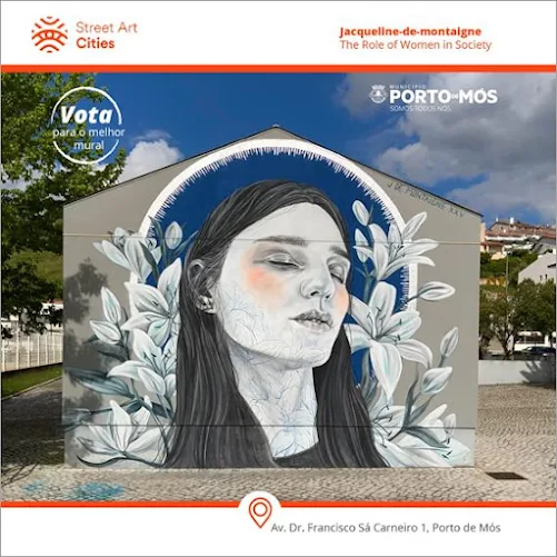 Mural de Porto de Mós nomeado para os melhores murais do mundo do mês de maio