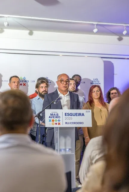 Apresentação de Rui Cordeiro à Junta de Freguesia de Esgueira Caixa de entrada