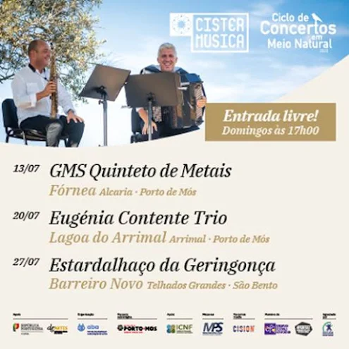Porto de Mós | Música chega ao Parque Natural com ciclo de concertos!