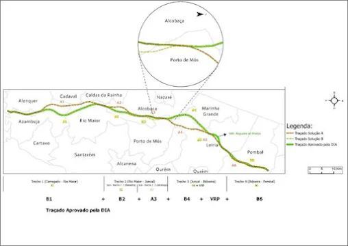 Linha de Alta Velocidade: Traçado Aprovado pela Declaração de Impacte Ambiental Confirma Posição Defendida pelo Município de Porto de Mós