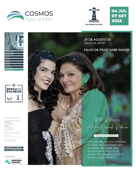Marinha Grande | RITA RIBEIRO E MARIA CURADO RIBEIRO EM CONVERSA NO EDIFÍCIO COSMOS AZUL & MAR