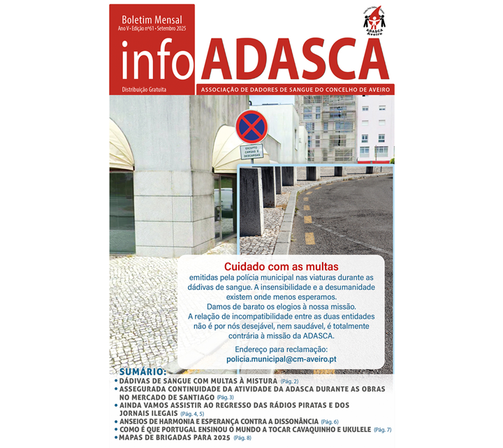 EDIÇÃO DO BOLETIM INFOADASCA Nº. 61 SETEMBRO 2025