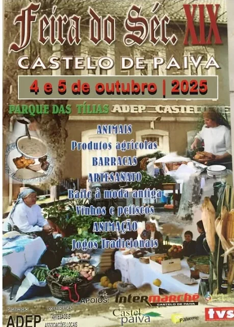 Castelo de Paiva | Evento cultural já soma 26 edições. ADEP volta a promover recriação histórica com Feira do Século XIX no Parque das Tílias