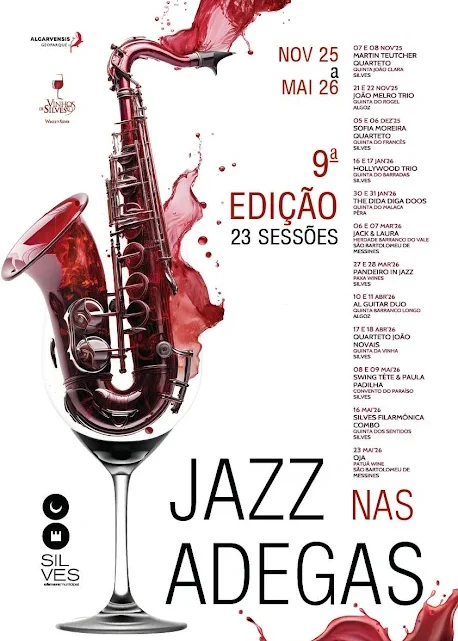 9.ª Edição do Jazz nas Adegas celebra Silves com 22 sessões de música, vinho & tapas