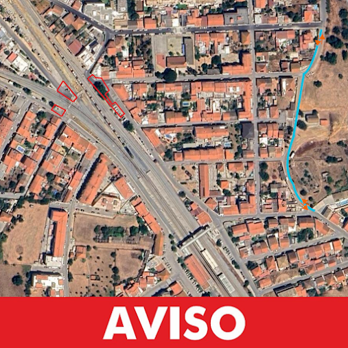 INTERRUPÇÃO E ALTERNÂNCIA DE TRÂNSITO EM VÁRIOS ARRUAMENTOS DA LOCALIDADE DE TUNES