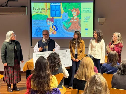 II Concurso de ilustração da Educ@rteNatureza. Aluna da Lima-de-Faria vence concurso sobre “A Pedra de Ançã”