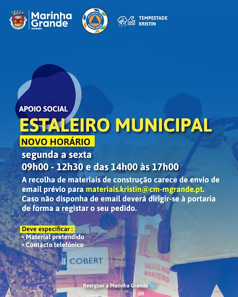 NOVA MODALIDADE DE ATENDIMENTO NOS ESTALEIROS DA MARINHA GRANDE