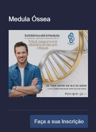 Solidários até à Medula | Inscrição online em ipst.pt