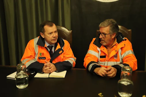 SECRETÁRIO DE ESTADO DA PROTEÇÃO CIVIL VISITA A MARINHA GRANDE