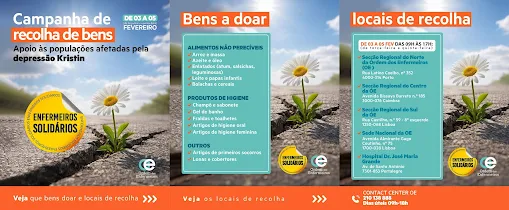 Recolha de bens: Apoio às populações afetadas pela depressão Kristin