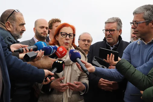 MINISTRA DO AMBIENTE E ENERGIA REGRESSA À MARINHA GRANDE PARA ACOMPANHAR A RECUPERAÇÃO PÓS-KRISTIN