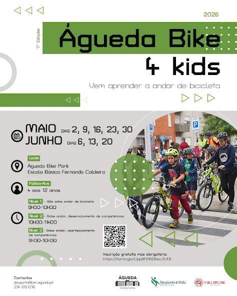 Câmara de Águeda incentiva crianças a aprender a pedalar com segurança na 7.ª edição do “Bike 4 Kids”