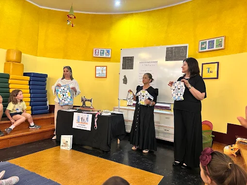 No âmbito da iniciativa “Ao sábado… há conto!”. Biblioteca Municipal de Cantanhede realizou sessão de leitura de “A manta do José”, para pais e filhos