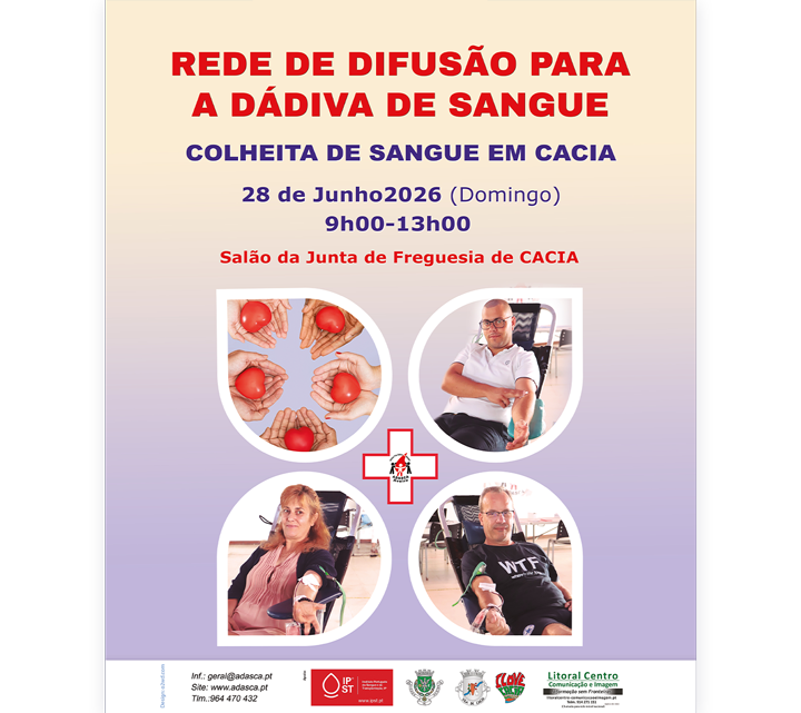 Sessão para a Dádiva de Sangue em Cacia