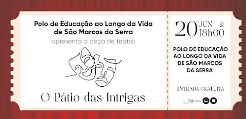 ARRANCAM A 20 DE JUNHO OS ESPETÁCULOS DE TEATRO DOS GRUPOS DOS POLOS DE EDUCAÇÃO AO LONGO DA VIDA DO CONCELHO DE SILVES