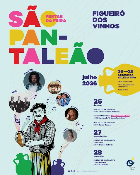 Festas de São Pantaleão 2026: Figueiró dos Vinhos une Tradição e Animação no Parque do Vale da Pipa