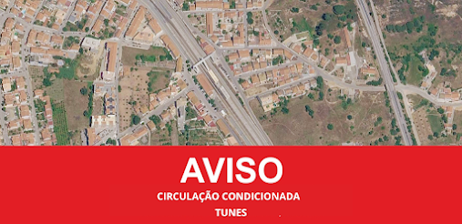 TRABALHOS DE COLOCAÇÃO DA PASSAGEM SUPERIOR DE PEÕES IMPLICAM CONDICIONAMENTOS À CIRCULAÇÃO EM TUNES
