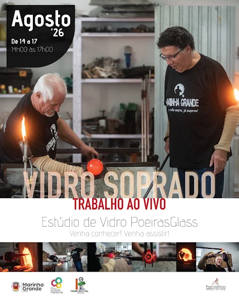 DEMONSTRAÇÕES DE VIDRO SOPRADO DÃO A CONHECER TRADIÇÃO VIDREIRA NA MARINHA GRANDE