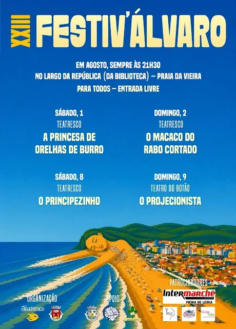 Marinha Grande | XXIII FESTIVALVÁRO ANIMA AS NOITES DE AGOSTO NA PRAIA DA VIEIRA