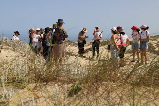 Marinha Grande | PASSEIO SOBRE BIODIVERSIDADE DAS DUNAS SENSIBILIZOU PARTICIPANTES PARA OS DESAFIOS DA CONSERVAÇÃO COSTEIRA