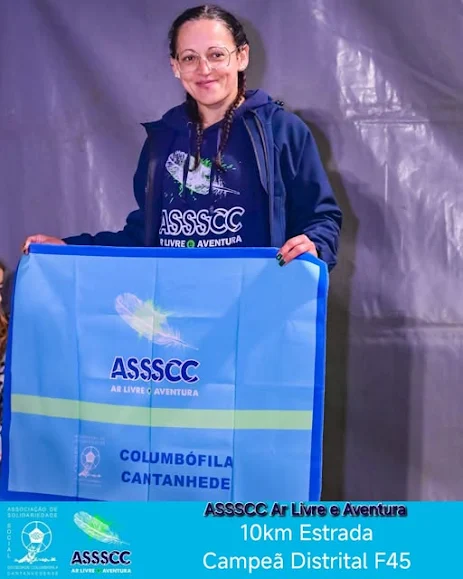 CATARINA MARQUES DA COLUMBÓFILA DE CANTANHEDE ALCANÇA O TÍTULO DISTRITAL NO ESCALÃO F 45