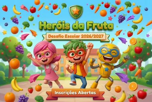 Escolas de Aveiro já se podem inscrever na nova edição dos “Heróis da Fruta”: mais de 1 milhão de alunos em Portugal já comem melhor graças à APCOI