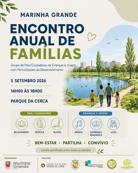 Marinha Grande | ENCONTRO ANUAL DE FAMÍLIAS DE CRIANÇAS E JOVENS COM PERTURBAÇÕES DO DESENVOLVIMENTO