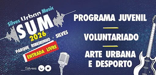 SILVES URBAN MUSIC 2026 PROMOVE VOLUNTARIADO E SEMANA DEDICADA À ARTE E AO DESPORTO URBANO