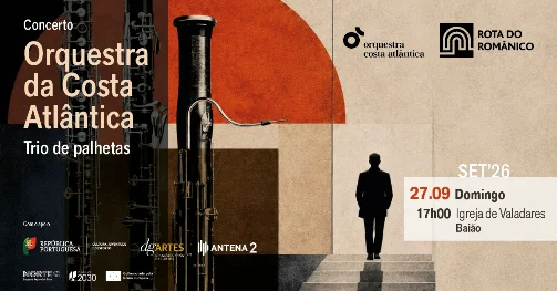 Igreja de Valadares recebe trio da Orquestra da Costa Atlântica