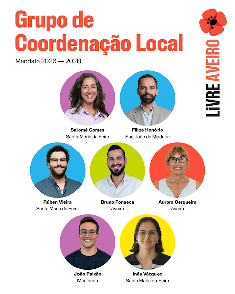 LIVRE Aveiro elegeu novo Grupo de Coordenação Local para mandato 2026-2028