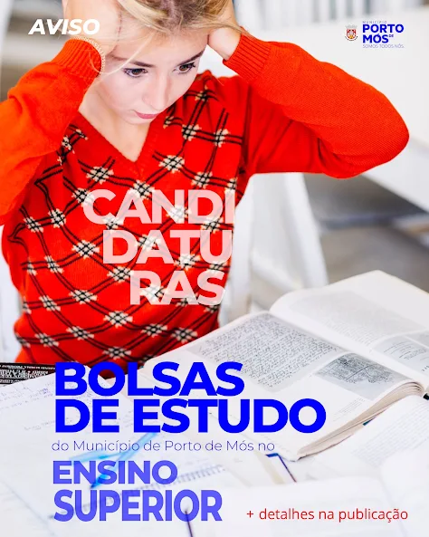 Porto de Mós | Abertas candidaturas às Bolsas de Estudo 2026/2027