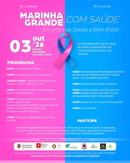 “MARINHA GRANDE COM SAÚDE” PROMOVE ESTILOS DE VIDA SAUDÁVEIS