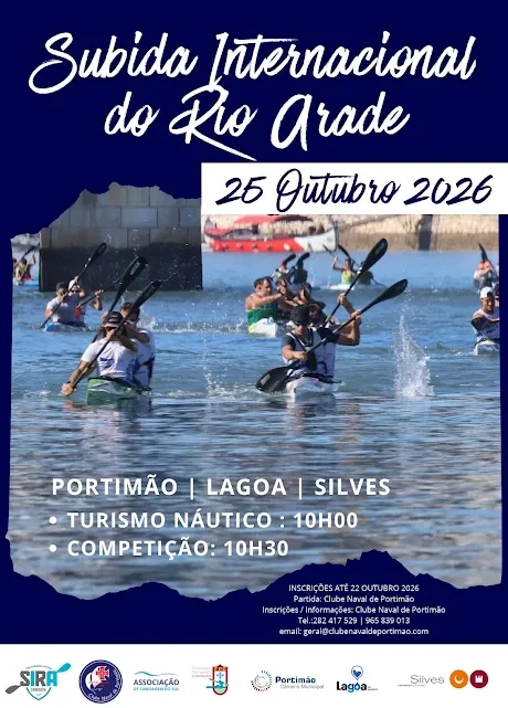 Silves | SUBIDA INTERNACIONAL DO RIO ARADE REGRESSA A 25 DE OUTUBRO