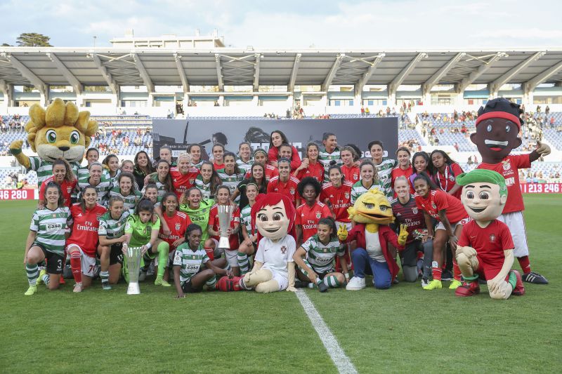 Jogo solidário “Todos Moçambique”. Sporting vence Benfica no primeiro dérbi de futebol feminino de sempre