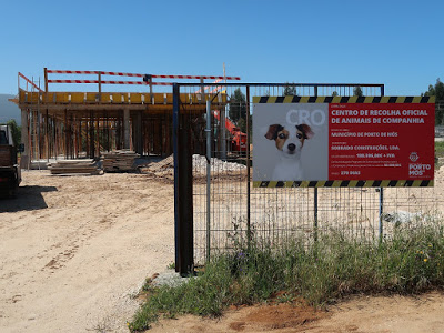 Porto de Mós | Em construção CRO – Centro de Recolha Oficial de Animais de Companhia
