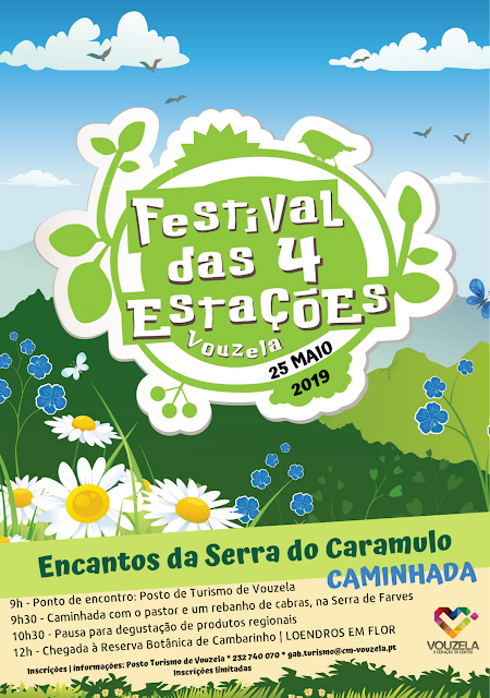 CMVouzela | Atividade realiza-se no dia 25 de maio, Festival das 4 Estações promove caminhada pela Serra do Caramulo