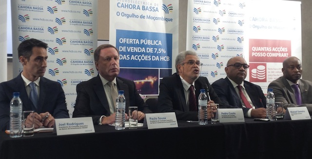 Mundo | HCB lança OPV de apenas 2,5 por cento do seu capital… para cumprir promessa de Nyusi