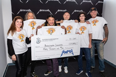 Metallica doam 40 mil euros à Associação O Joãozinho