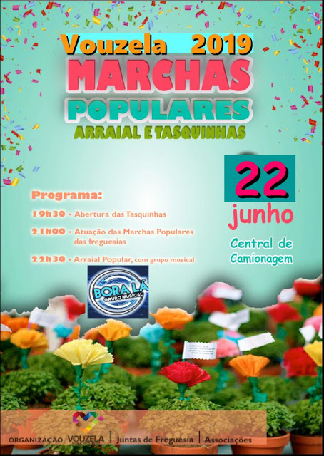 Marchas populares em Vouzela realizam-se a 22 de junho