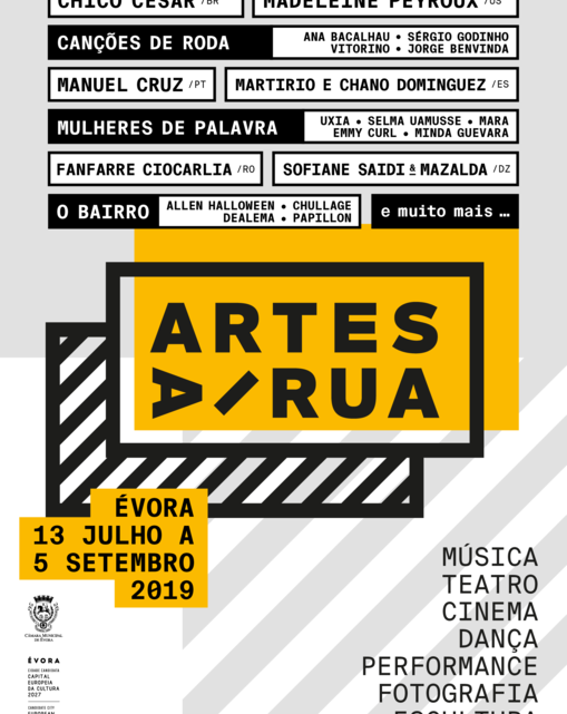 Évora | A partir de 13 de julho Évora é a cidade de todas as artes