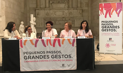 Milhares de pessoas caminham, em simultâneo, contra o cancro da mama em 7 cidades da Região centro