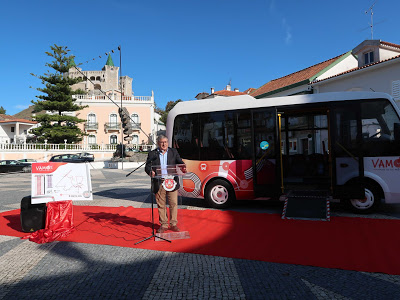 Porto de Mós | Vamós é o novo veículo da rede de transportes públicos urbanos