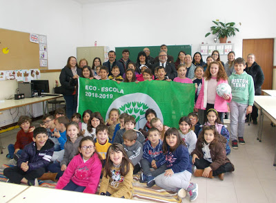 Concelho de Cantanhede tem 15 Eco-Escolas, Insígnia está a ser hasteada nos estabelecimentos de ensino