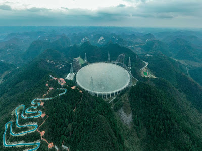 Tecnologia | O telescópio de rádio gigantesco FAST finalmente foi inaugurado na China