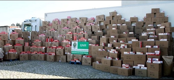 Nova apreensão eleva para 1,2 milhões o número de cigarros apreendidos desde 2018 pelo fisco