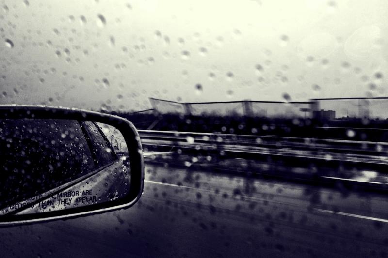 Sabe conduzir à chuva?